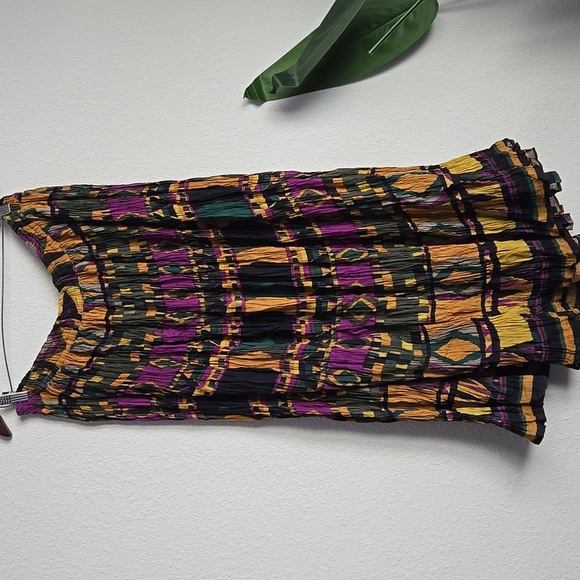 Vintage Class Multicolor Bohemian Maxi Skirt Size S - Picture 5 of 10